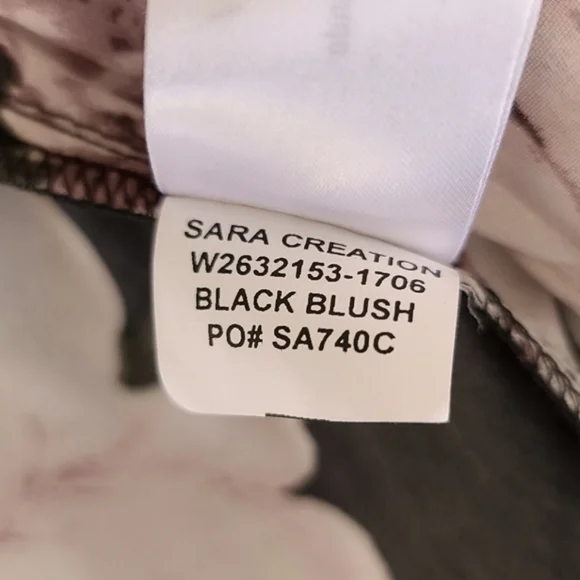 BAND OF GYPSIES Smocked Mini Dress XS Black Floral Skater Peplum Corset Sara - Picture 13 of 16